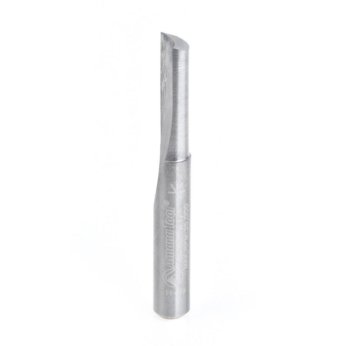 43508 Solid Carbide Single 'O' Flute  Plastic Cutting 1/4 Dia x 3/4 x 1/4 Inch Shank