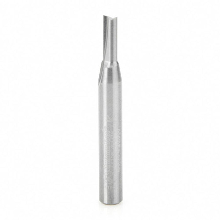 43708 Solid Carbide Single Flute Straight Plunge 3/16 Dia x 7/16 x 1/4 Inch Shank