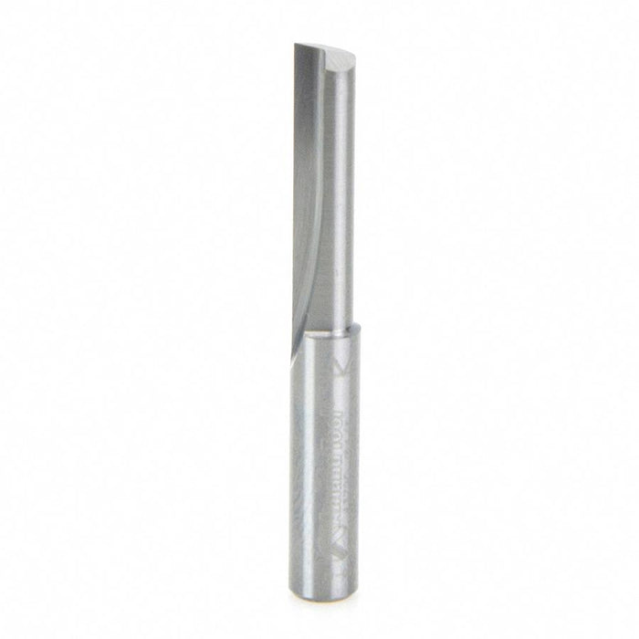 43720 Solid Carbide Single Flute Straight Plunge 1/4 Dia x 1 Inch x 1/4 Shank