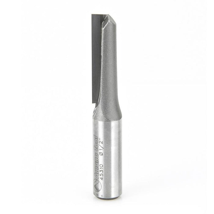 45310 Carbide Tipped Straight Plunge Single Flute High Production 1/2 Dia x 1-1/2 x 1/2 Inch Shank