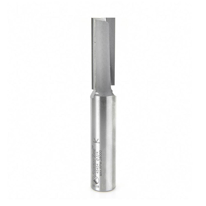 Amana Tool 45454 CNC Carbide Tipped Straight Plunge High Production 3/4 Dia x 2 Inch x 3/4 Shank L/H