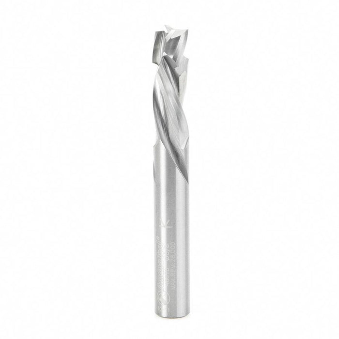 Amana Tool 46010 CNC Solid Carbide Compression Spiral 3 Flute x 3/8 Dia x 1-1/8 x 3/8 Shank