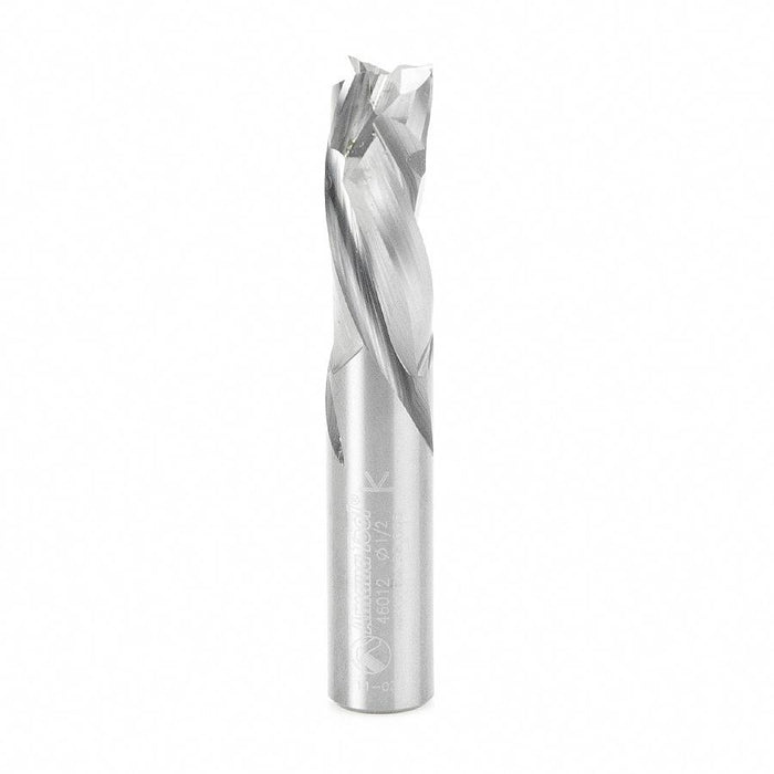 Amana Tool 46012 CNC Solid Carbide Compression Spiral 3 Flute x 1/2 Dia x 1-1/4 x 1/2 Inch Shank