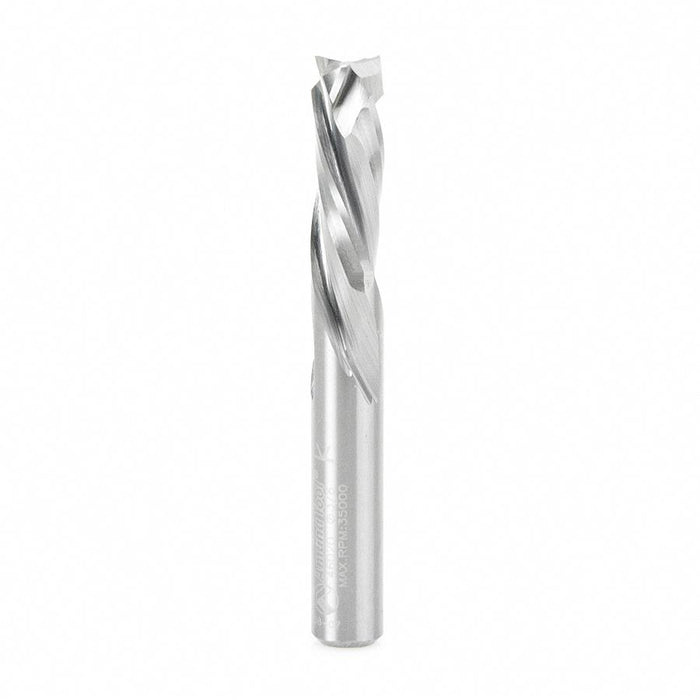 46020 CNC Solid Carbide Mortise Compression Spiral 3 Flute 3/8 Dia x 1 Inch x 3/8 Shank