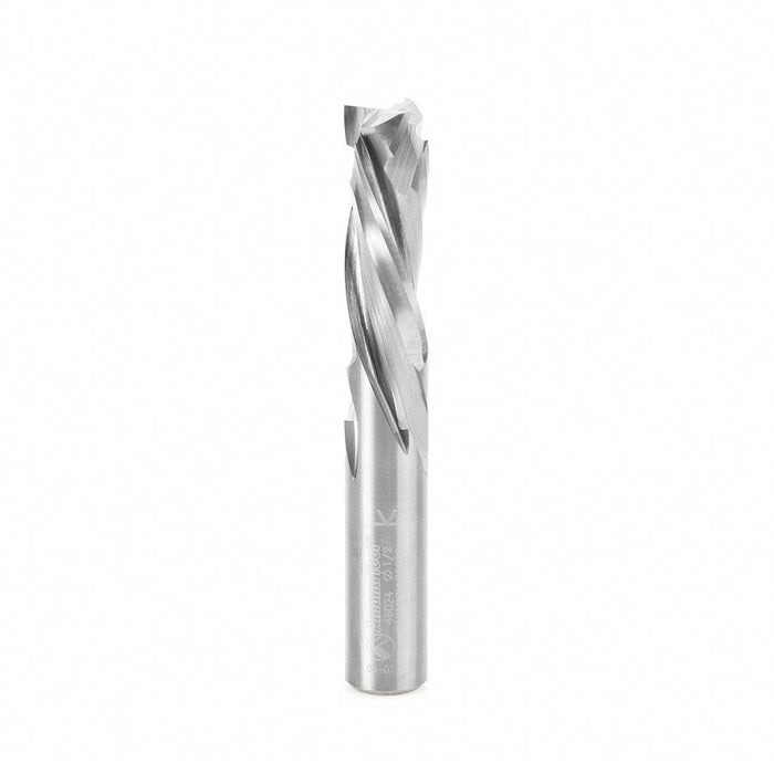 46024 CNC Solid Carbide Mortise Compression Spiral 3 Flute 1/2 Dia x 1-3/8 x 1/2 Inch Shank