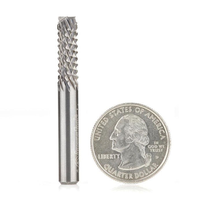 46099 End Mill Point Diamond Pattern Composite Cutting 1/4 Dia x 3/4 x 1/4 Inch Shank