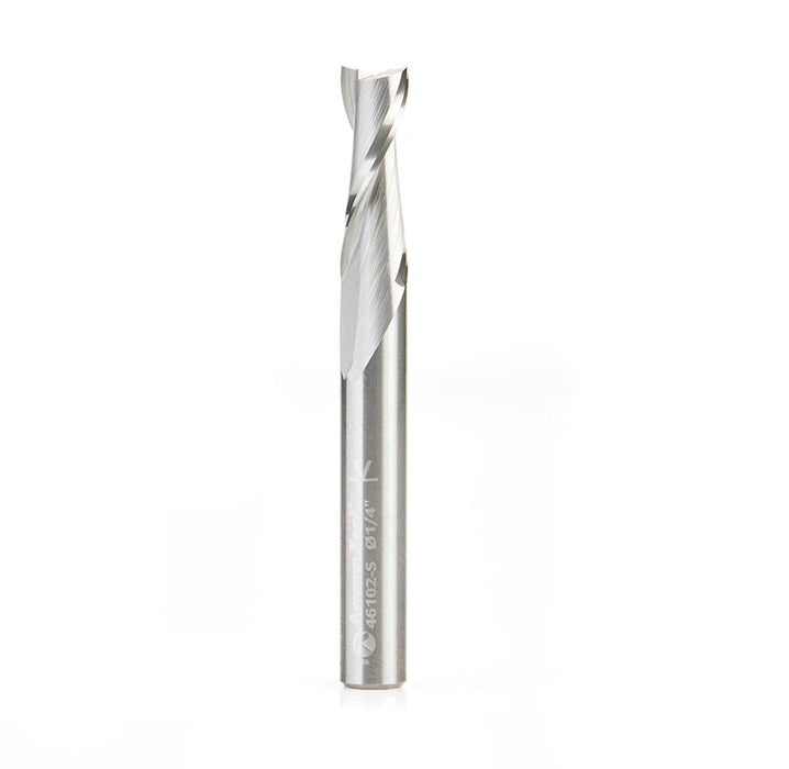 46102-S Solid Carbide Spiral Plunge 1/4 Dia x 3/4 x 1/4 Inch Shank Up-Cut