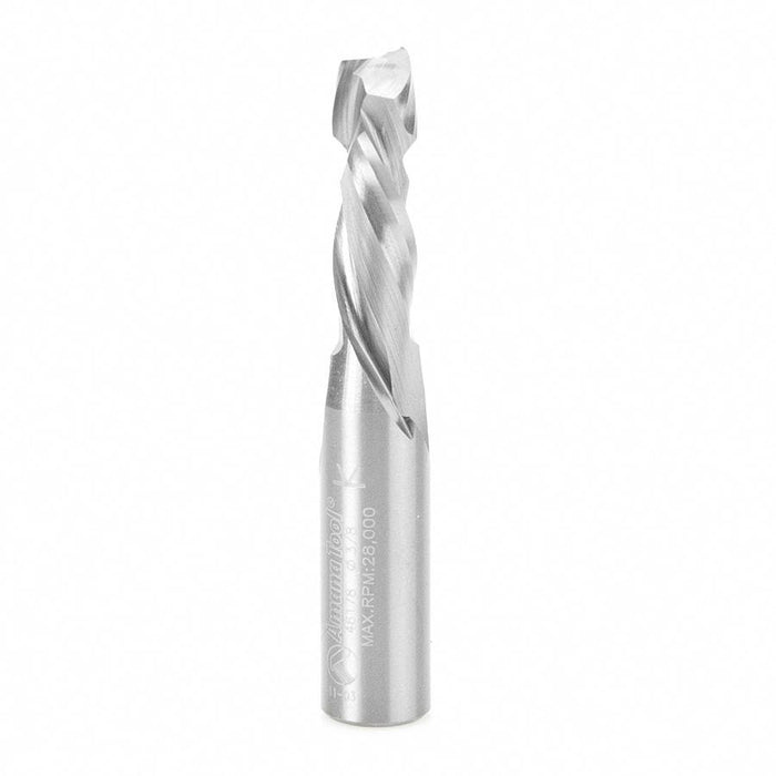 Amana Tool 46178 CNC Solid Carbide Compression Spiral 3/8 Dia x 1 Inch x 1/2 Shank