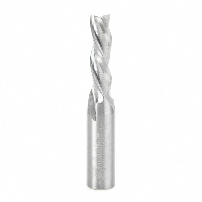 46214 Solid Carbide Spiral Plunge 3/8 Dia x 1-1/4 x 3/8 Inch Shank Down-Cut ,3-Flute