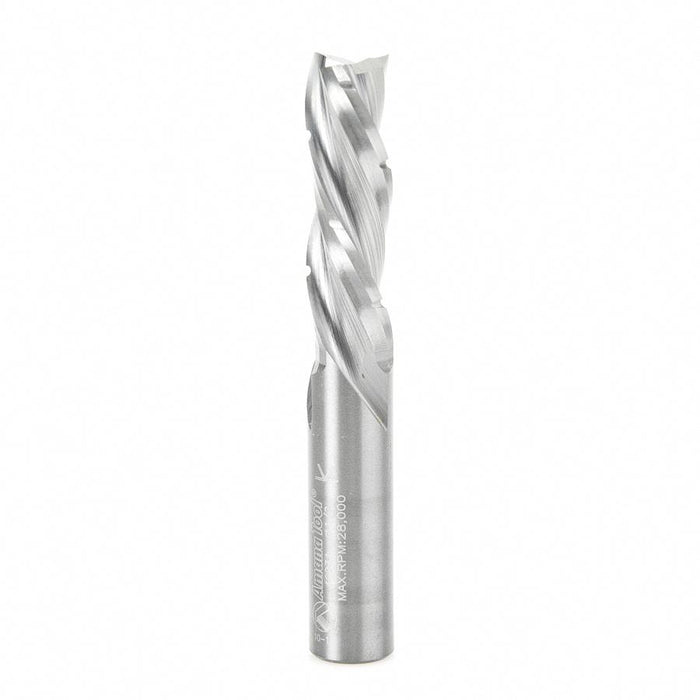 46234 CNC Solid Carbide Spiral Flute Roughing/Finishing with Chipbreaker 1/2 Dia x 1-5/8 x 1/2 Inch Shank Down-Cut Router Bit