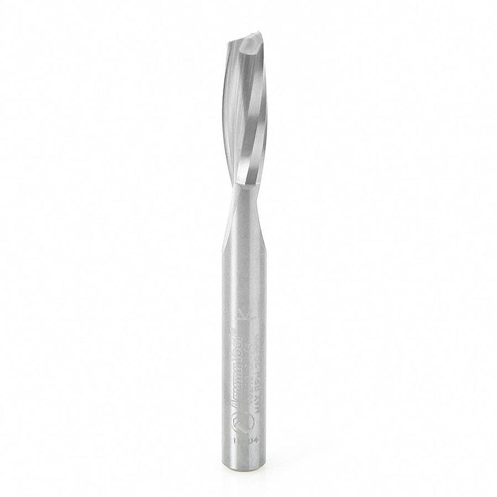 46249 Solid Carbide Spiral Plunge for Solid Wood 1/4 Dia x 3/4 x 1/4 Inch Shank Up-Cut