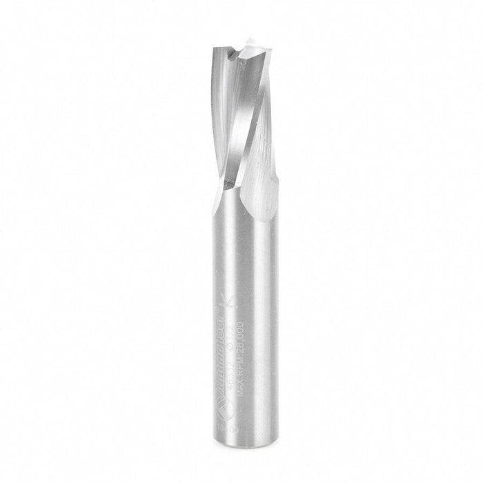 46332 Solid Carbide Slow Spiral Flute Plunge 1/2 Dia x 1 Inch x 1/2 Shank Router Bit