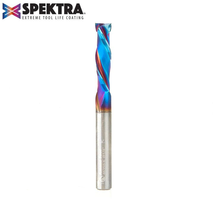 46350-K CNC Solid Carbide Spektra™ Extreme Tool Life Coated Mortise Compression Spiral 1/4 Dia x 1 Inch x 1/4 Shank