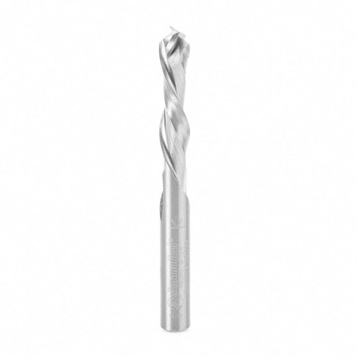 46350 CNC Solid Carbide Mortise Compression Spiral 1/4 Dia x 1 Inch x 1/4 Shank