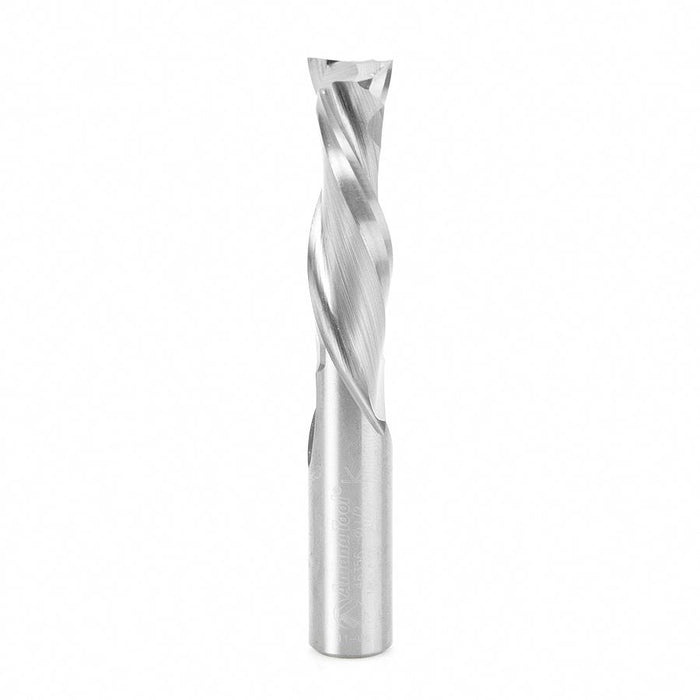 46356 CNC Solid Carbide Mortise Compression Spiral 1/2 Dia x 1-5/8 x 1/2 Inch Shank