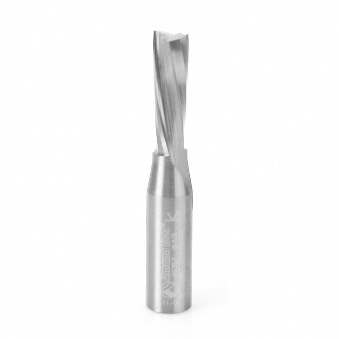 Amana Tool 46357 Solid Carbide Spiral Plunge for Solid Wood 3/8 Dia x 1-1/4 x 1/2 Inch Shank Down-Cut