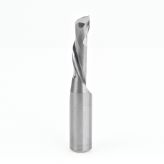46392 CNC Solid Carbide Compression Spiral for Solid Wood 3/8 Dia x 1-1/8 x 1/2 Inch Shank Single Flute