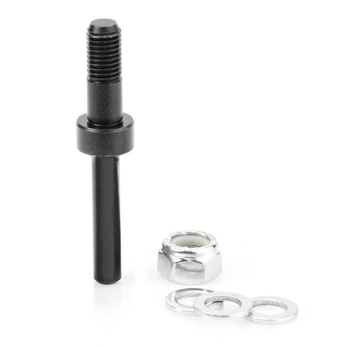Amana Tool 47600 Router Arbor with Hex Nuts and Washers 5/16-24 NF Dia x 7/8 Height x 1/4 Inch Shank