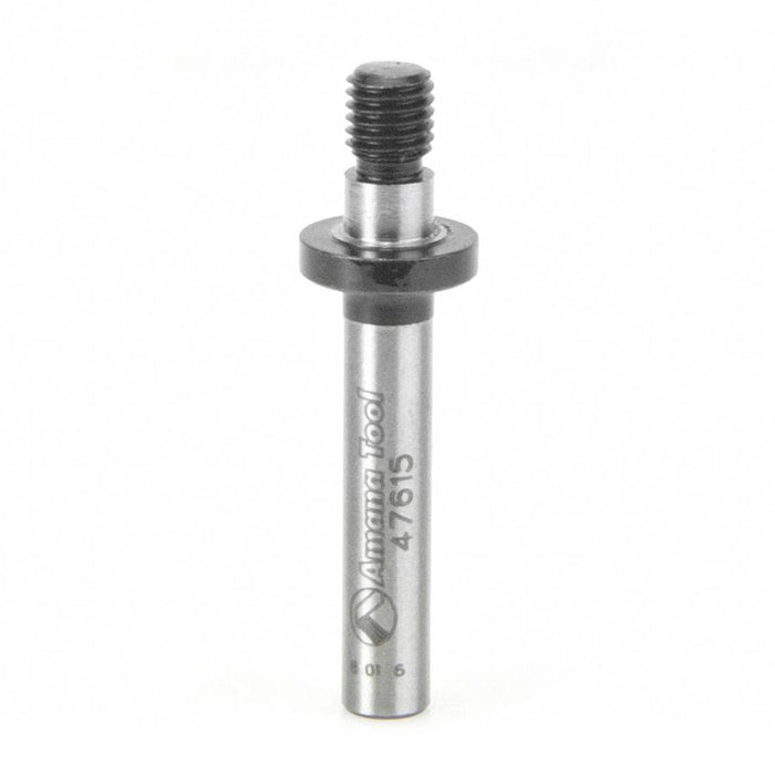 Amana Tool 47615 Threaded Arbor for Screw Type Mortising Cutters 1/4-28 NF Dia x 15/32 Height x 1/4 Inch Shank