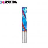 48318-K CNC Solid Carbide Spektra™ Extreme Tool Life Coated Compression Spiral 12mm Dia x 42mm x 12mm Shank