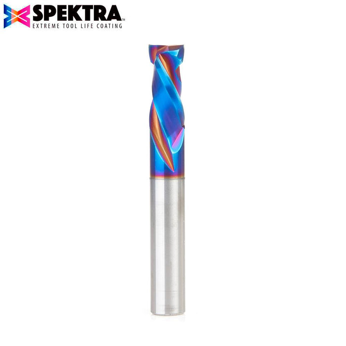 48354-K CNC Solid Carbide Spektra™ Extreme Tool Life Coated Mortise Compression Spiral 10mm Dia x 22mm x 10mm Shank