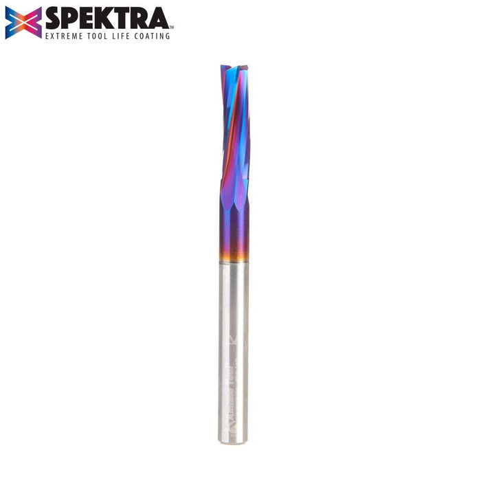 51631-K Solid Carbide Spektra™ Extreme Tool Life Coated Spiral Finisher 1/4 Dia x 7/8 x 1/4 Shank Up-Cut Router Bit