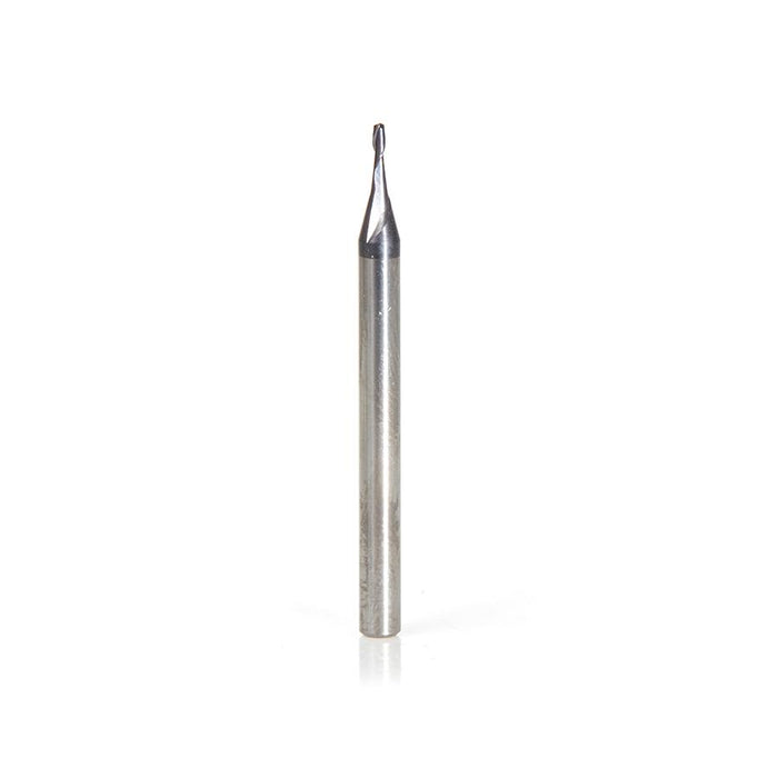 51666 AlTiN Coated CNC Steel, Stainless Steel & Composite Square Mini End Mill 0.040 Dia x 0.120 x 1/8 Shank
