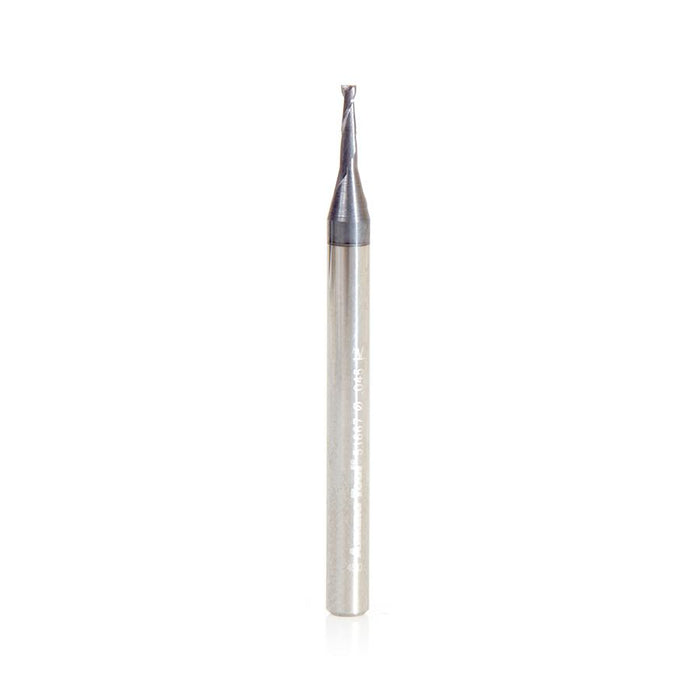 51667 AlTiN Coated CNC Steel, Stainless Steel & Composite Square Mini End Mill 0.045 Dia x 0.135 x 1/8 Shank