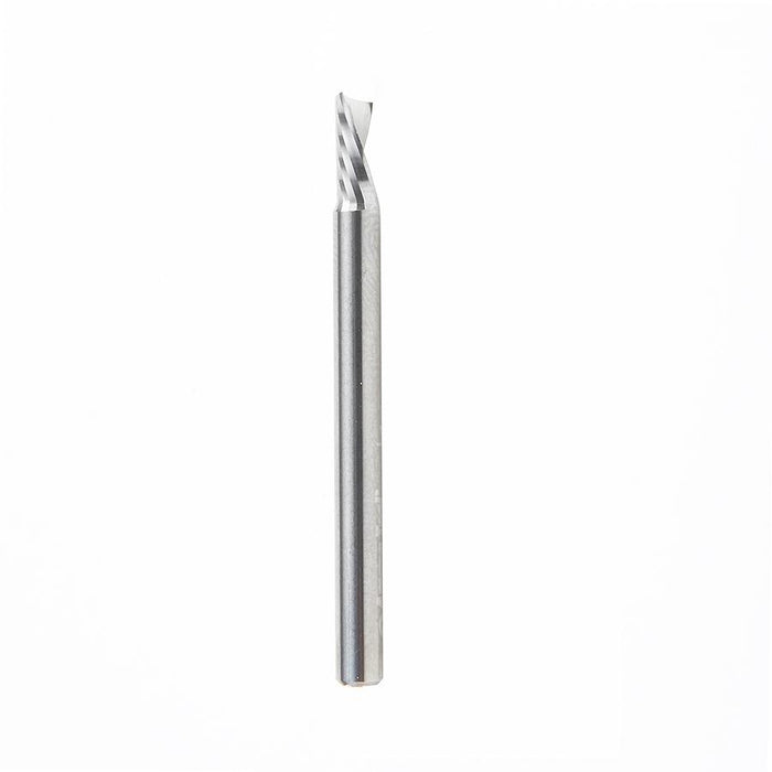 51771 Solid Carbide CNC Spiral 'O' Flute, Aluminum Cutting 1/8 Dia x 1/4 x 1/8 Shank Down-Cut