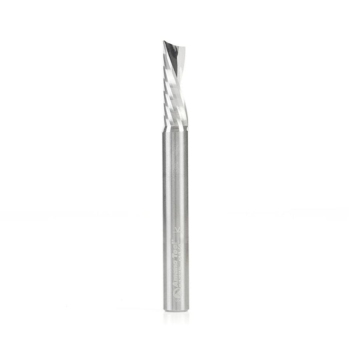 Amana Tool 51775 Solid Carbide CNC Spiral 'O' Flute, Aluminum Cutting 1/4 Dia x 3/4 x 1/4 Inch Shank Down-Cut