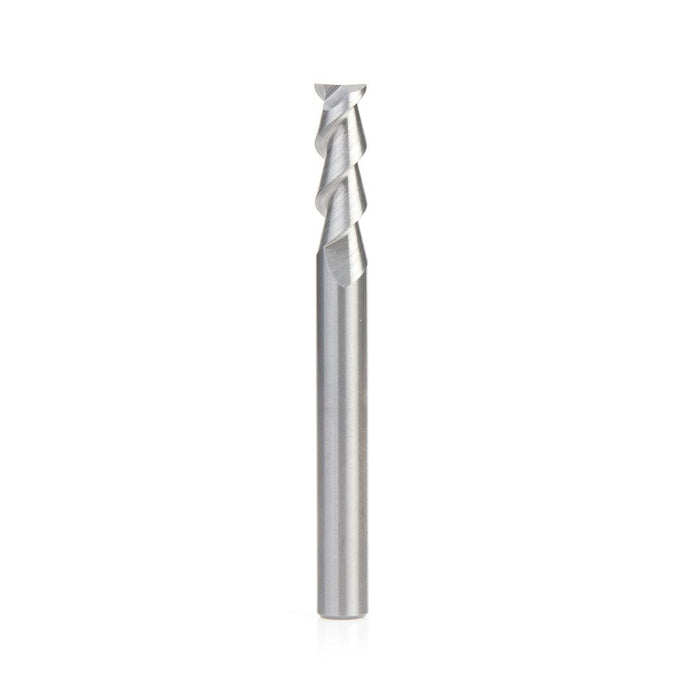 51832 CNC Solid Carbide Aluminum and Acrylic Cutting 55º Helix End Mill 1/4 Dia x 3/4 x 1/4 Inch Shank