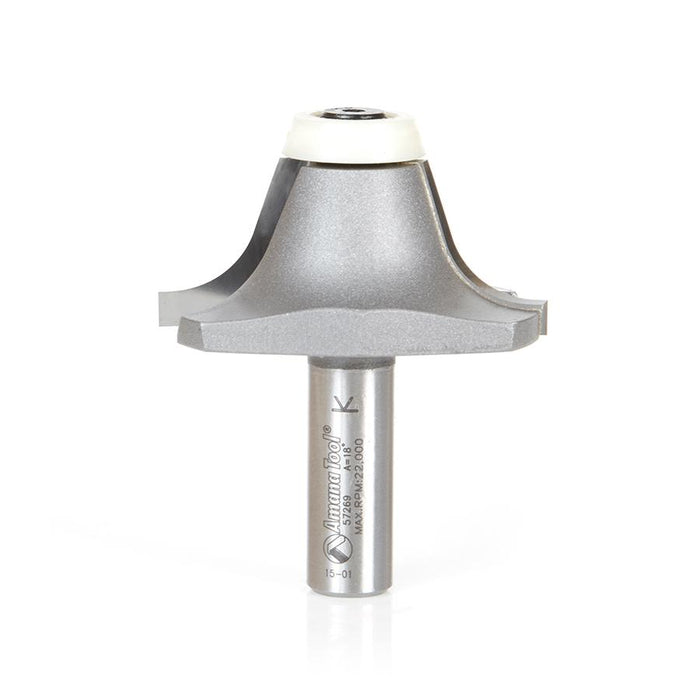 57269 Carbide Tipped Undermount Bowl Solid Surface 2-7/32 Dia x 63/64 x 18 Deg x 1/2 Inch Shank