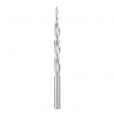630-278 High Speed Steel (HSS) M2 DIN 338 Fully Ground Taper Point 1/4 Dia. x 2-7/16 x 4 Long Drill