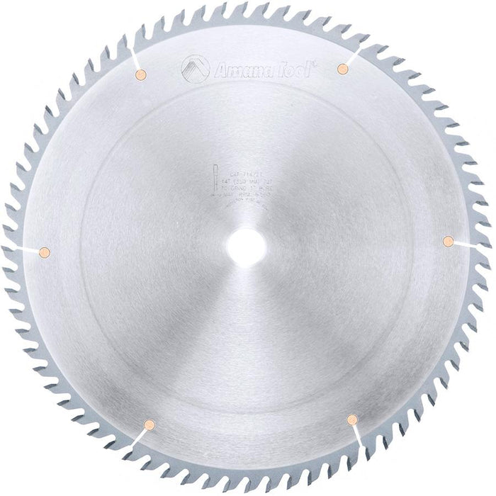 714721 Carbide Tipped Cut-Off and Crosscut 14 Inch Dia x 72T TCG, 15 Deg, 1 Inch Bore