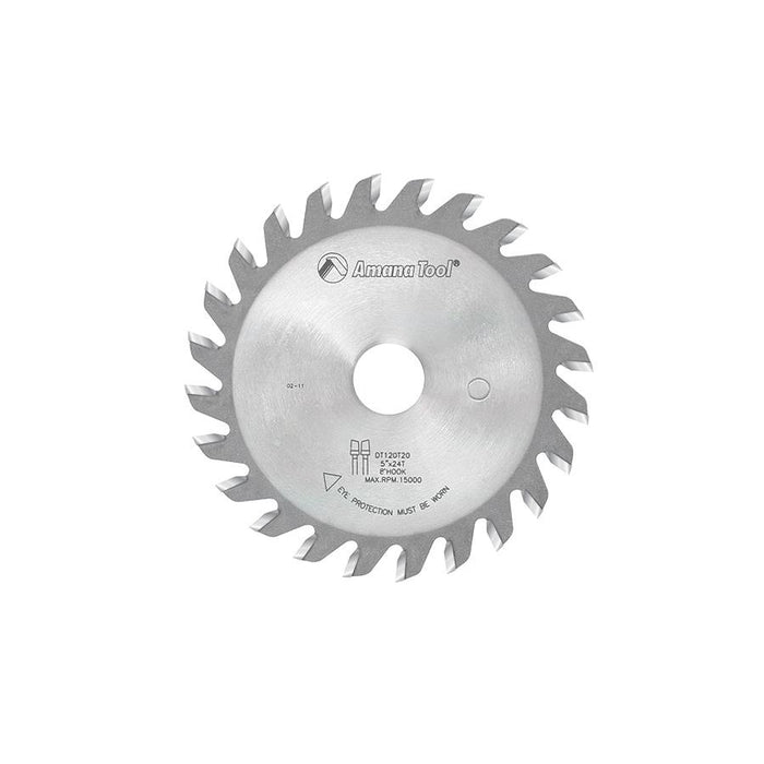 DT120T20 Carbide Tipped Ditec 2000 Adjustable Type Scoring 120mm Dia x 20T ATB, 8 Deg, 20mm Bore, Scoring Set