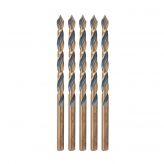 HSS1522 5 Pack High Speed Steel (HSS) Plastic 3/16 Dia x 2-1/8 x 3/16 Shank Drill