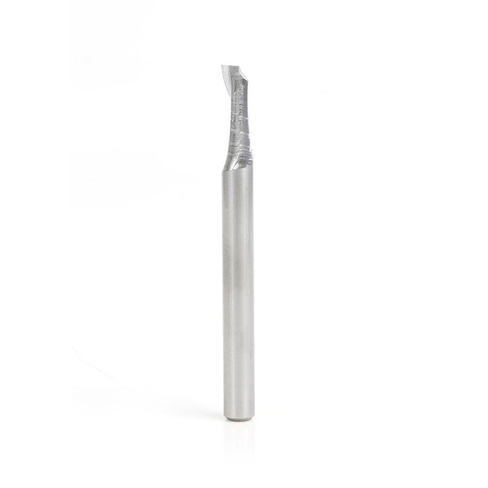 HSS1622 High Speed Steel (HSS) Single Flute Spiral Aluminum Cutting 1/4 Dia x 5/8 x 1/4 Inch Shank Up-Cut Router Bit